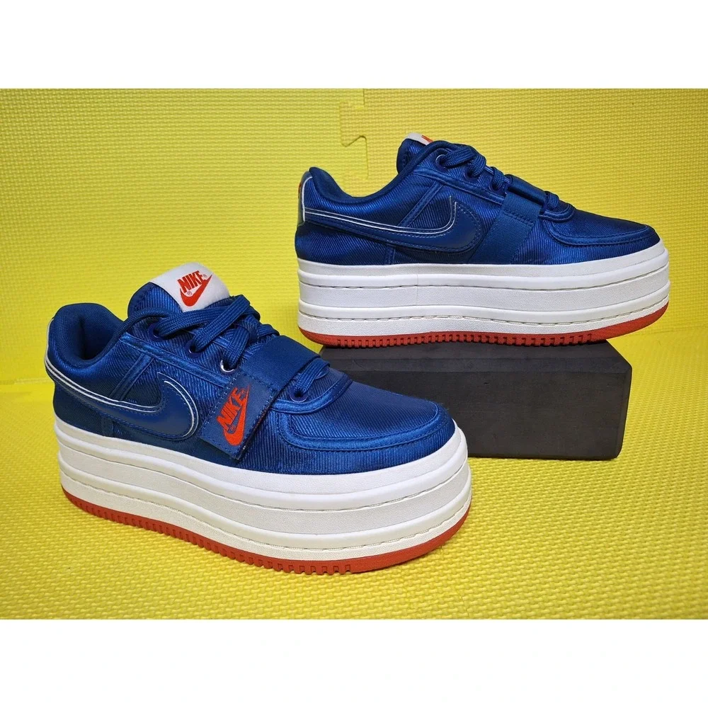 Nike Vandal 2K Gym Blue Double Stack Platform Sneakers US Sz 8 Womens AO2868-400